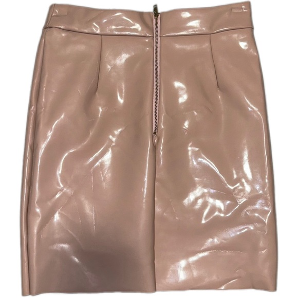 NWT Oh Polly Stuck on You Leatherette Vinyl mini skirt - Picture 8 of 9
